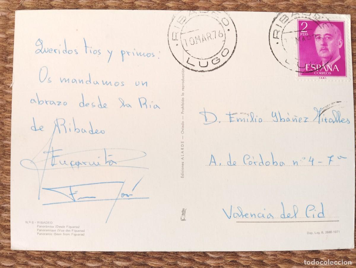 Postales: RIBADEO - LUGO - ED. ALARDE - Foto 2
