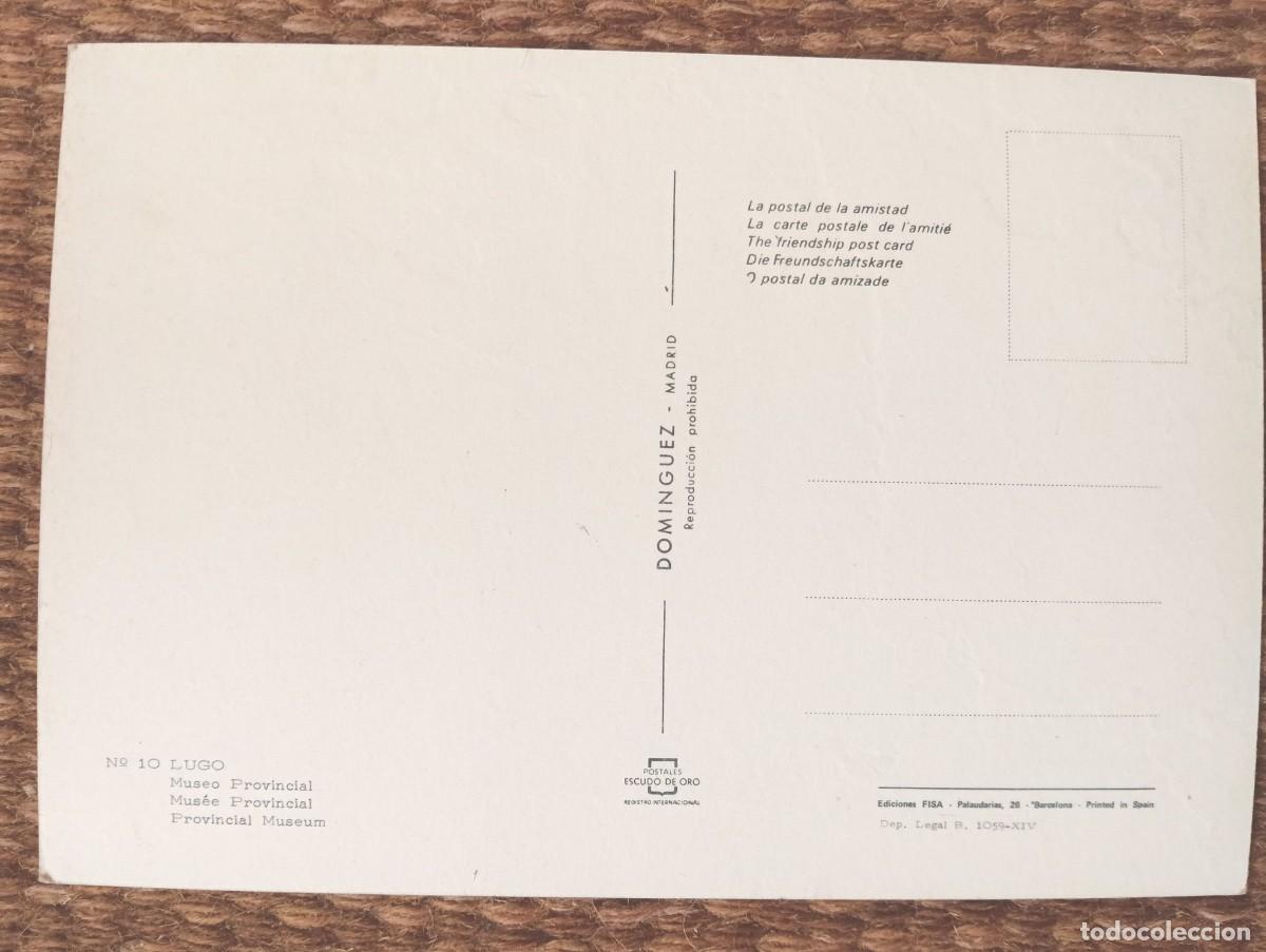 Postales: LUGO - MUSEO PROVINCIAL - ED. DOMINGUEZ - Foto 2