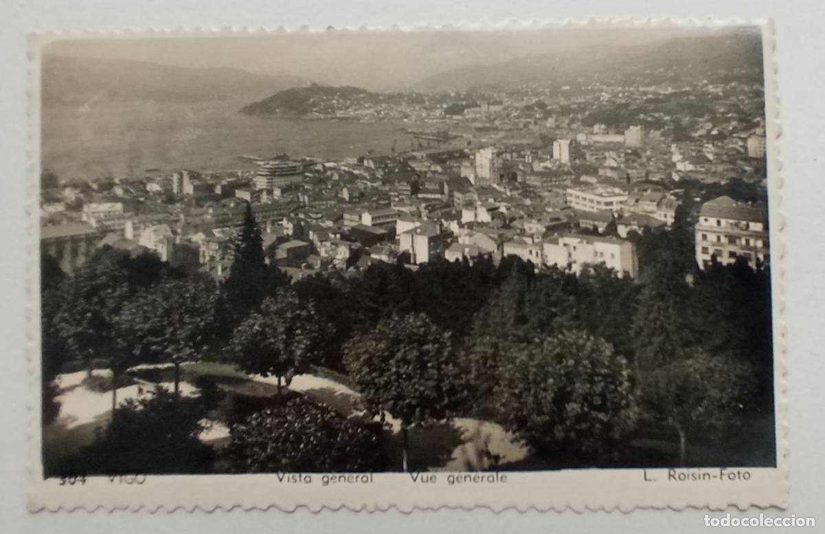 Postales: POSTAL. VIGO. VISTA GENERAL. FOTO L. ROISIN. N&ordm; 304. CIRCULADA DE VIGO A LAS PALMAS 8-1-1959