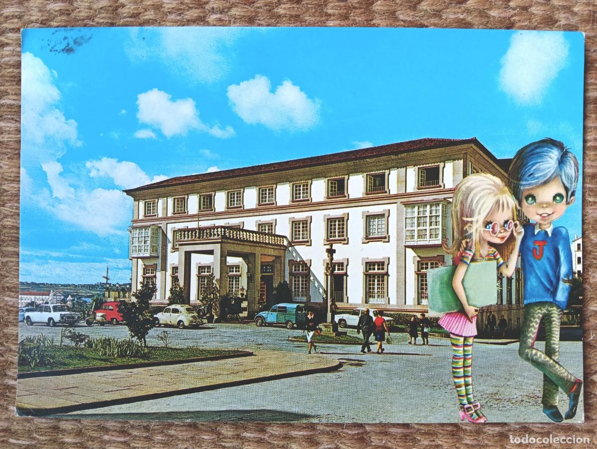 Postales: EL FERROL DEL CAUDILLO - CORU&Ntilde;A - PARADOR NACIONAL DE TURISMO - GARCIA GARRABELLA