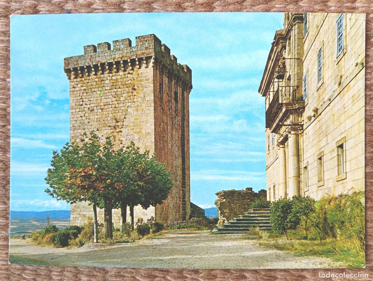 Postales: MONFORTE DE LEMOS - LUGO - CASTILLO DE LOS CONDES DE LEMOS - ED. ARRIBAS