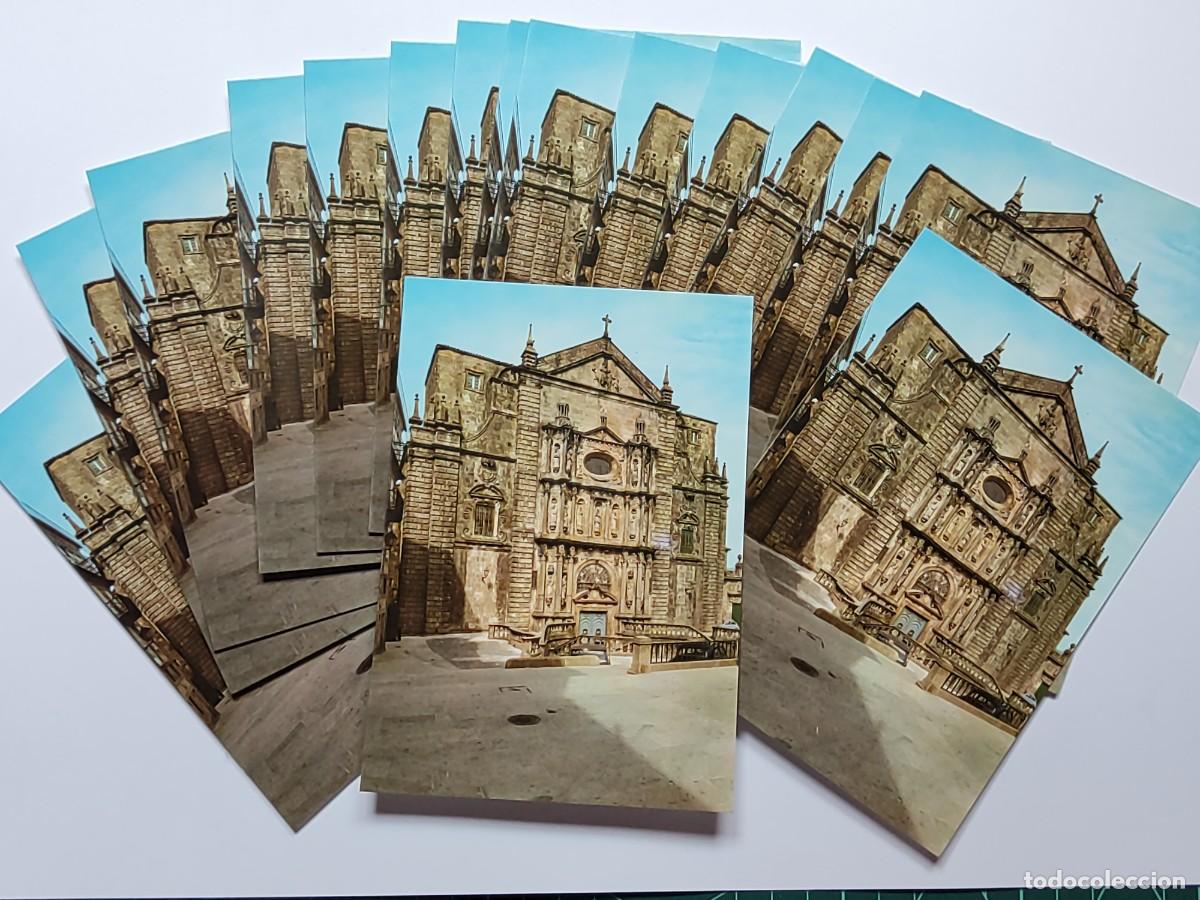 Postales: Lote 16 postales SANTIAGO DE COMPOSTELA N⁰ 20 IGLESIA SAN MART&Iacute;N. Tarjetas nuevas antigua de ARRIBAS