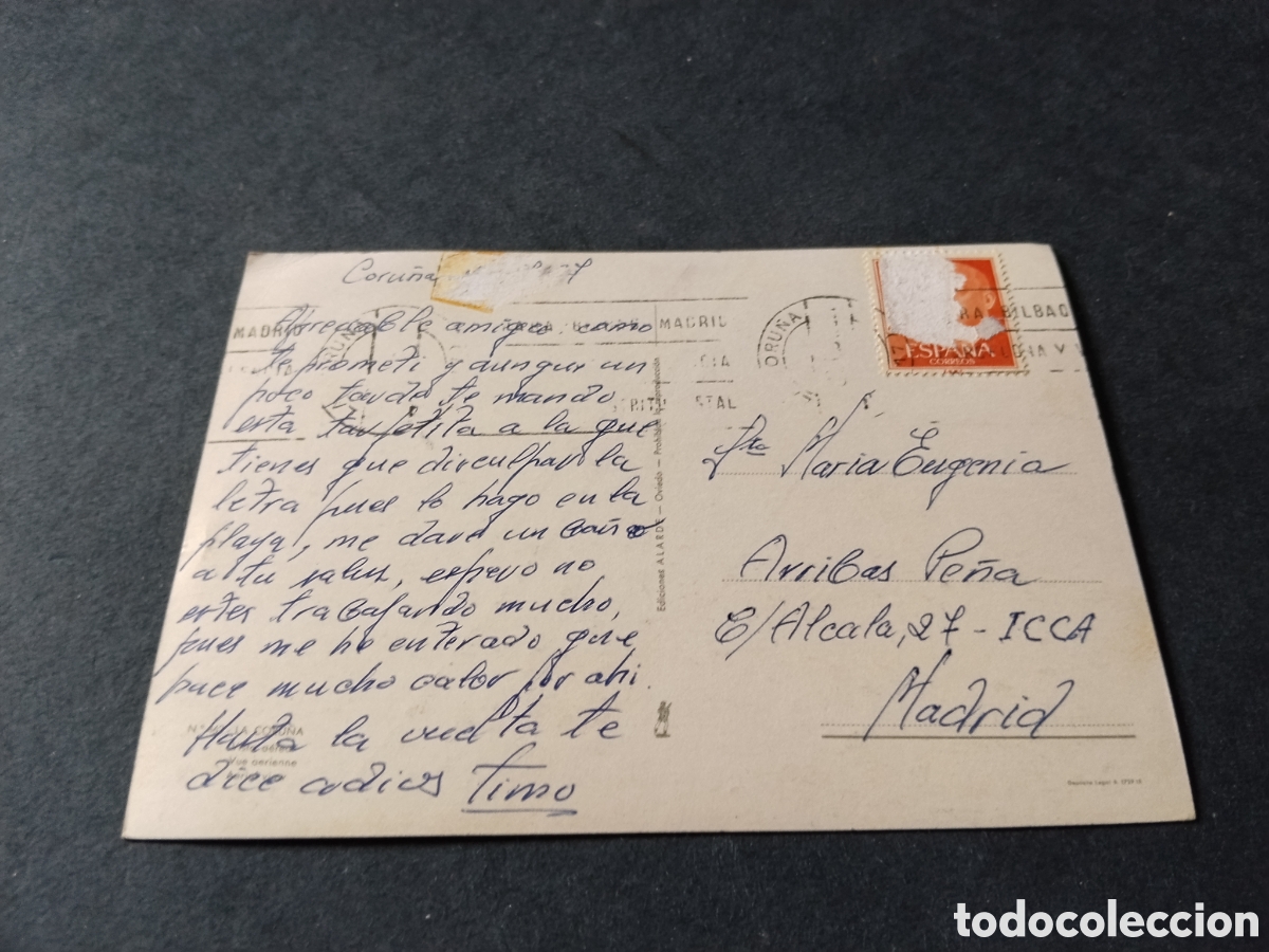Postales: Postal La Coru&ntilde;a,despegada - Foto 2