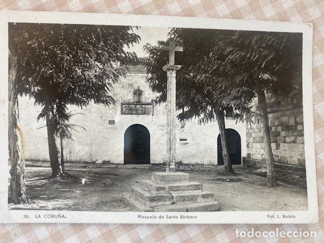 Postales: La Coru&ntilde;a. N&ordm; 50. Plazuela de Santa Barbara. Fot. Roisin. Postal sin circular