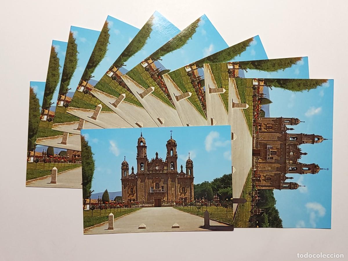 Postales: Lote 10 postales MACEDA, ORENSE N⁰ 124 SANTUARIO DE LOS MILAGROS. Tarjetas antiguas, Ed. ARRIBAS