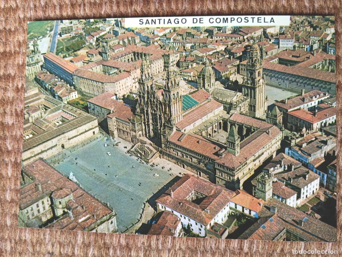 Postales: SANTIAGO DE COMPOSTELA - VISTA AEREA DE LA CATEDRAL - POSTALES FAMA