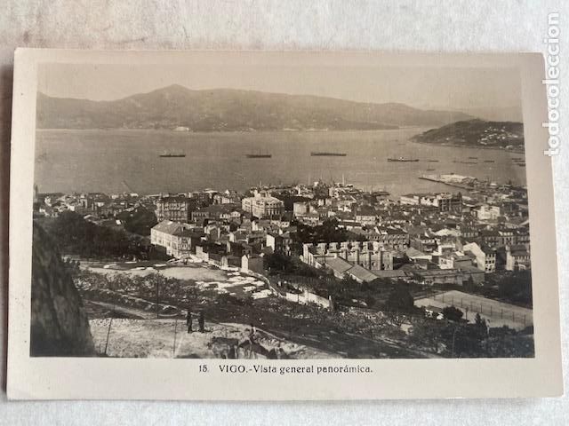 Postales: Vigo. N&ordm; 15. Vista general panoramica. Sin editor. Postal sin circular.