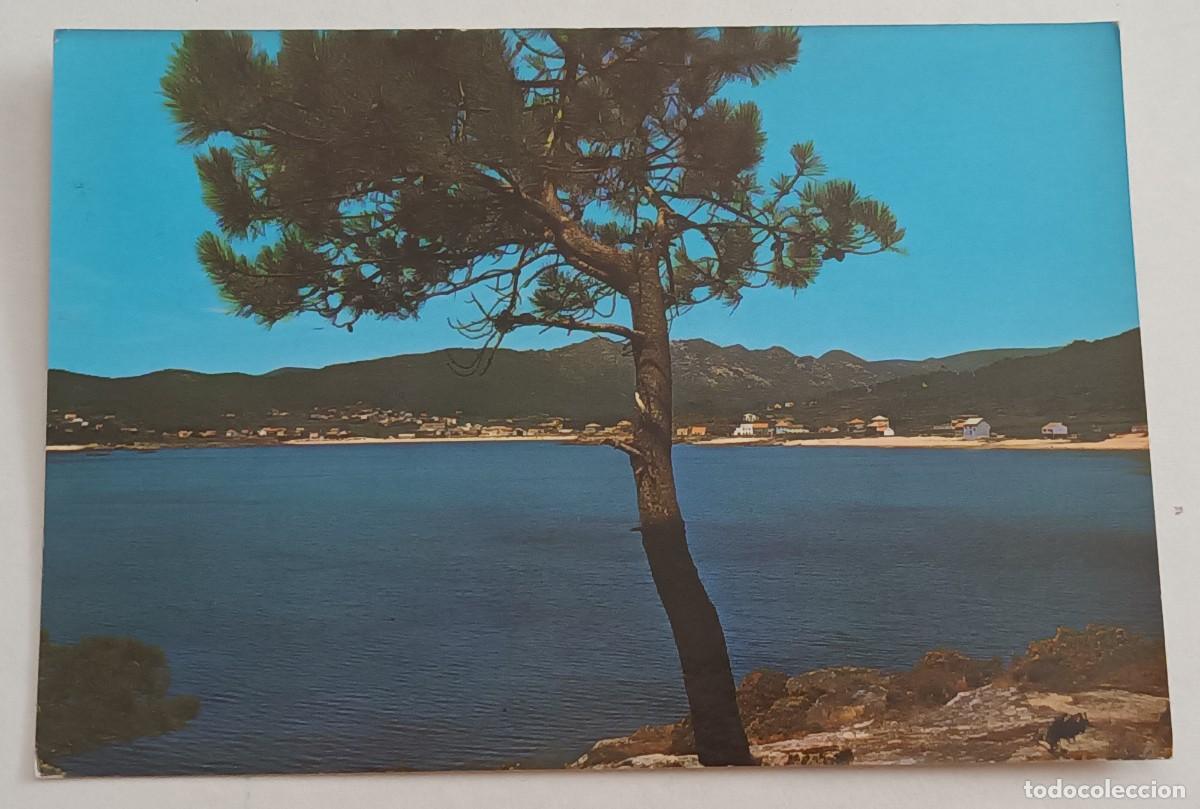 Postales: MUROS (LA CORU&Ntilde;A). VISTA PARCIAL DE LA BAHIA DE ESTEIRO (1970) - FRANQUEO ESTEIRO