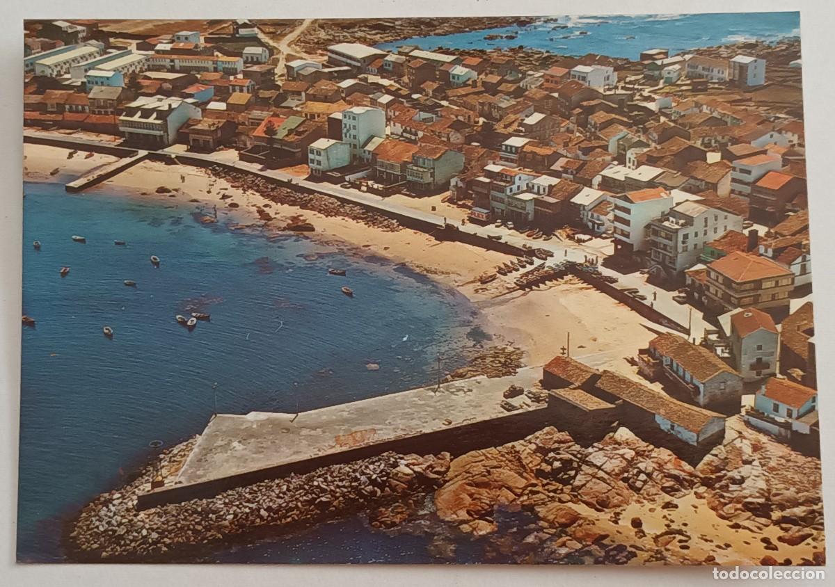 Postales: MUGIA/MUXIA (LA CORU&Ntilde;A). VISTA AEREA (1978) - FRANQUEO MUGIA - POSTALES FAMA
