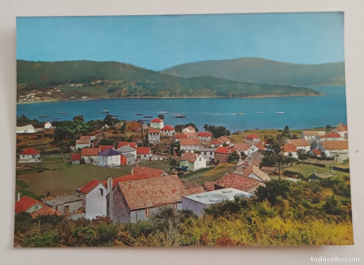Postales: ESTEIRO. MUROS (LA CORU&Ntilde;A). VISTA PARCIAL Y BAHIA (1974) - FRANQUEO