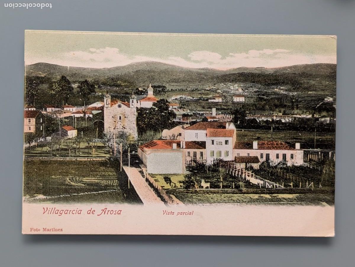 Postales: DIF&Iacute;CIL POSTAL VILLAGARCIA DE AROSA VISTA PARCIAL FOTO MARTINEZ PONTEVEDRA VIGO GALICIA