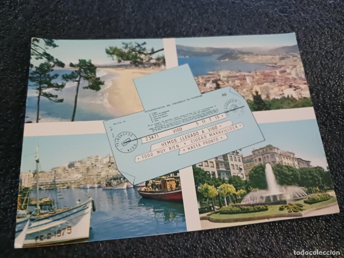 Postales: 11 vigo, varias vistas, ed. alarde, escrita 1967