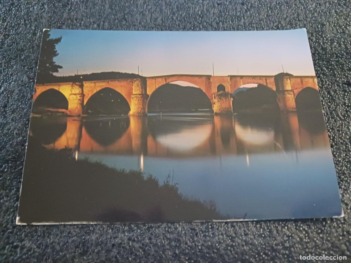 Postales: 54 orense, puente romano, nocturna, ed. arribas, circulada