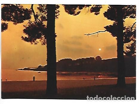 Postales: PLAYA DE CABA&Ntilde;AS - PUESTA DE SOL.- PUENTEDEUME / LA CORU&Ntilde;A - Foto 1