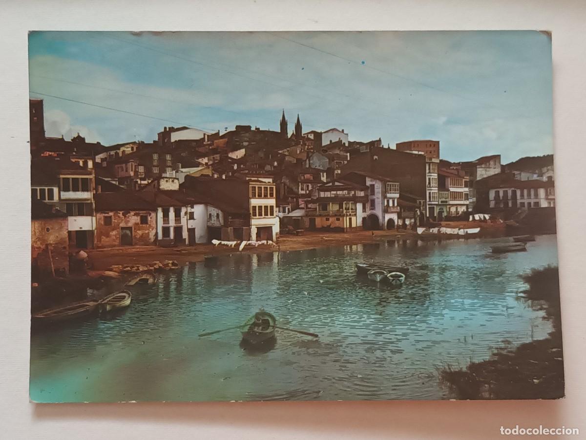 Postales: BETANZOS (LA CORU&Ntilde;A). VISTA PARCIAL (1965) - FRANQUEO