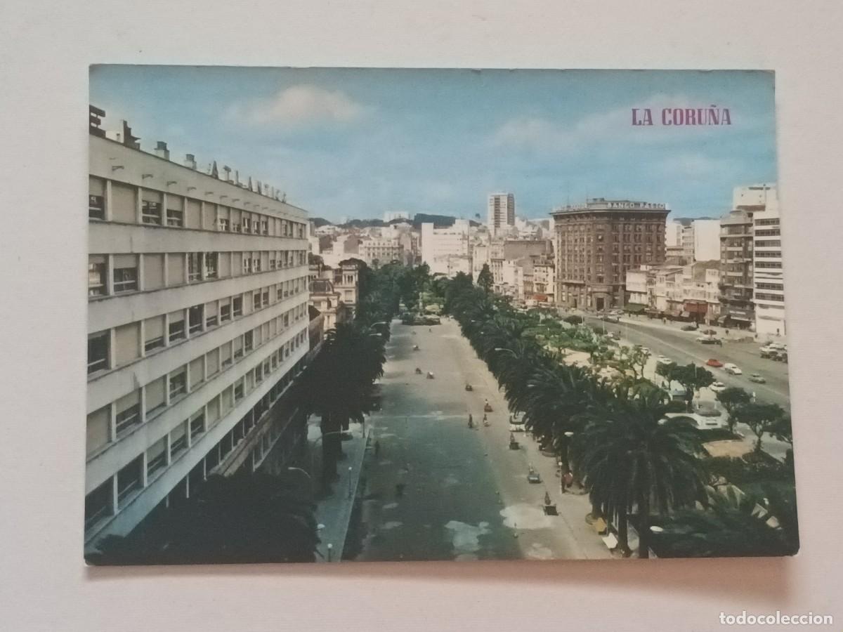 Postales: LA CORU&Ntilde;A. JARDINES DE MENDEZ NU&Ntilde;EZ Y LOS CANTONES (1970)