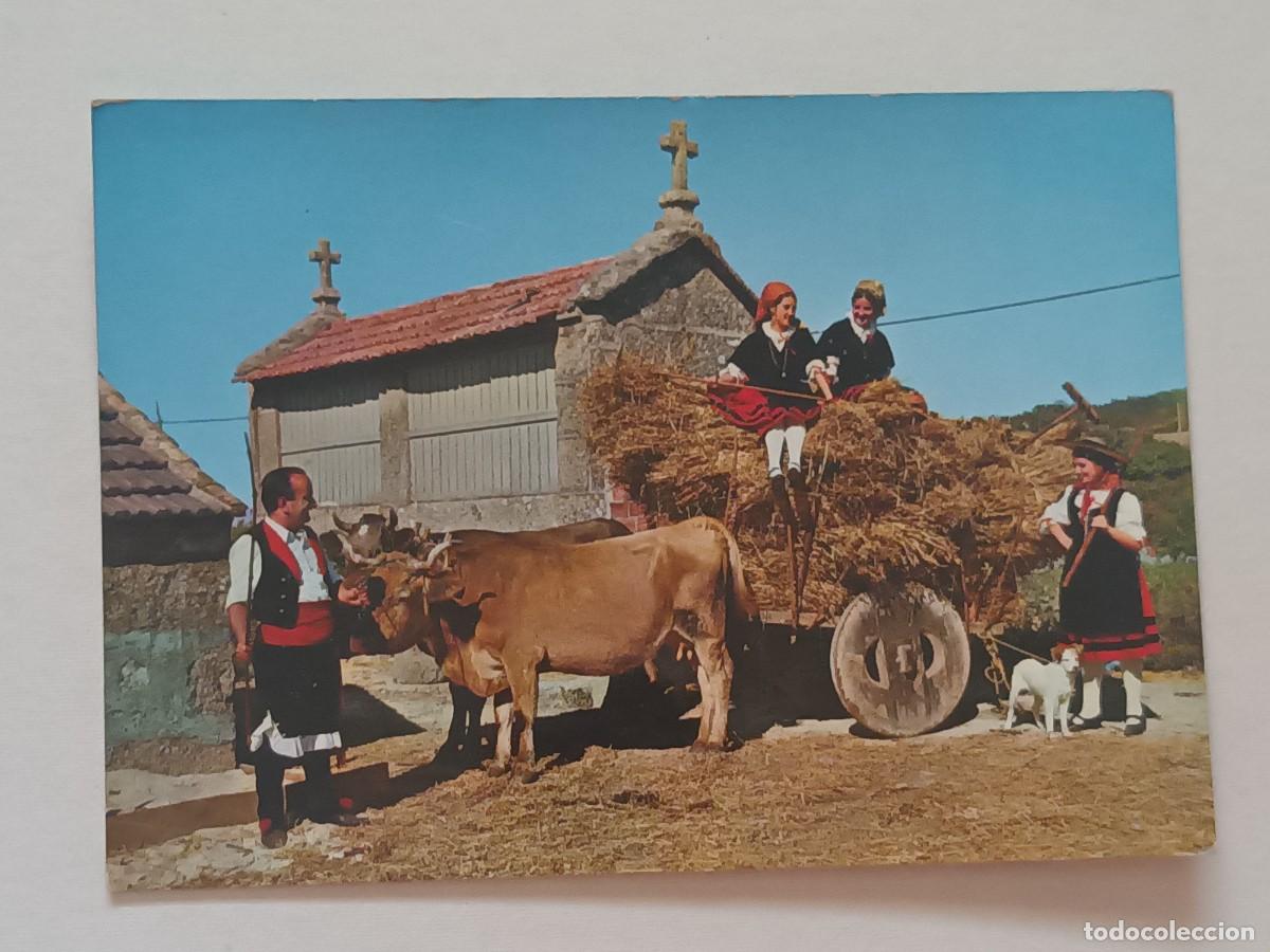Postales: GALICIA. A ANADA (1967) - CARRO DE BUEYES - FRANQUEO