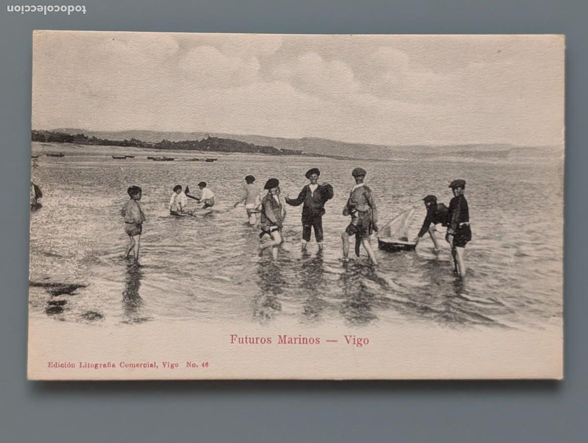 Postales: DIF&Iacute;CIL POSTAL VIGO FUTUROS MARINOS ED DESIDERIO AD&Eacute; PONTEVEDRA CORU&Ntilde;A GALICIA PERFECTA CONS