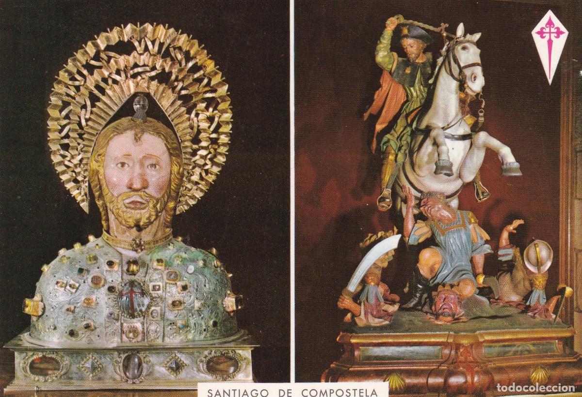 Cartes Postales: Santiago de Compostela. Catedral. Im&aacute;genes del Ap&oacute;stol. Ed Garc&iacute;a Garrabella N&ordm;47