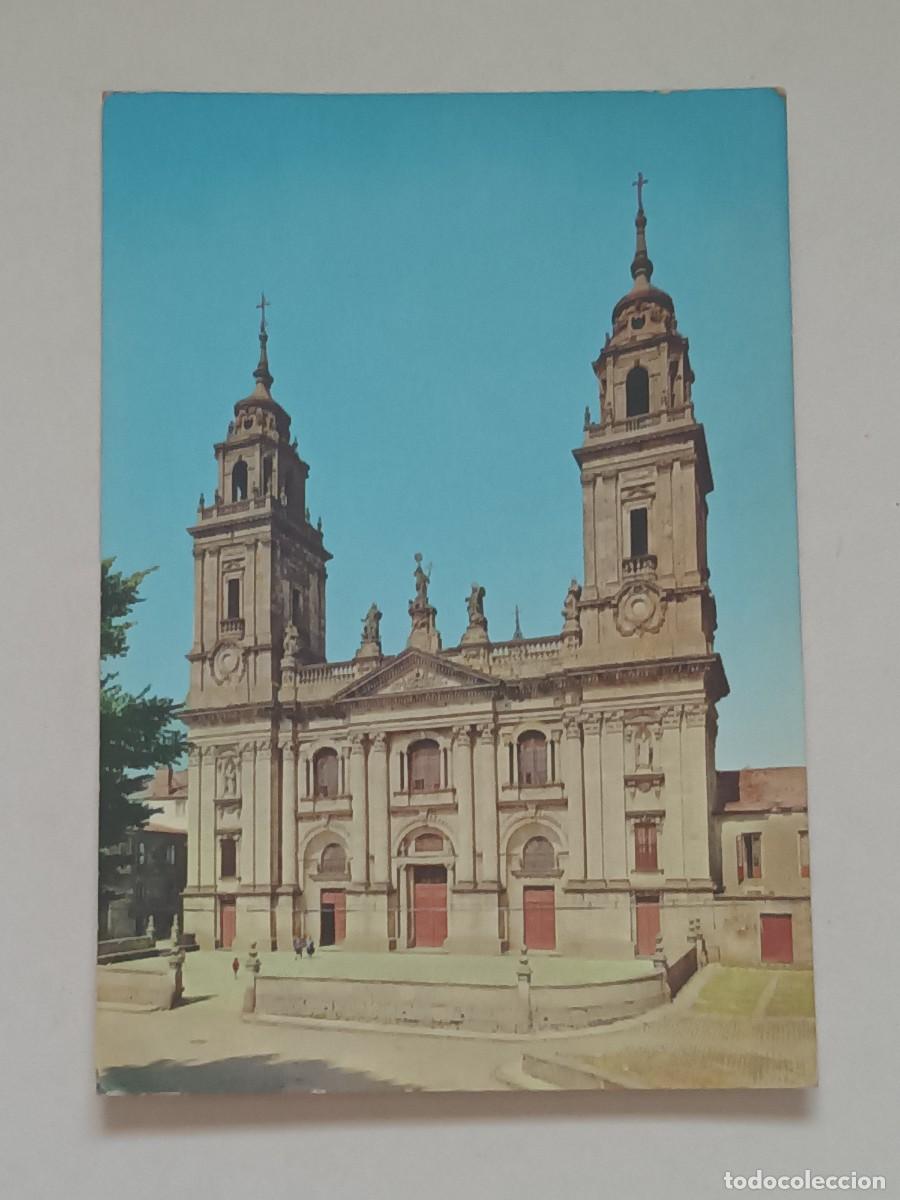 Postales: LUGO. CATEDRAL. FACHADA PRINCIPAL (1967) - FRANQUEO