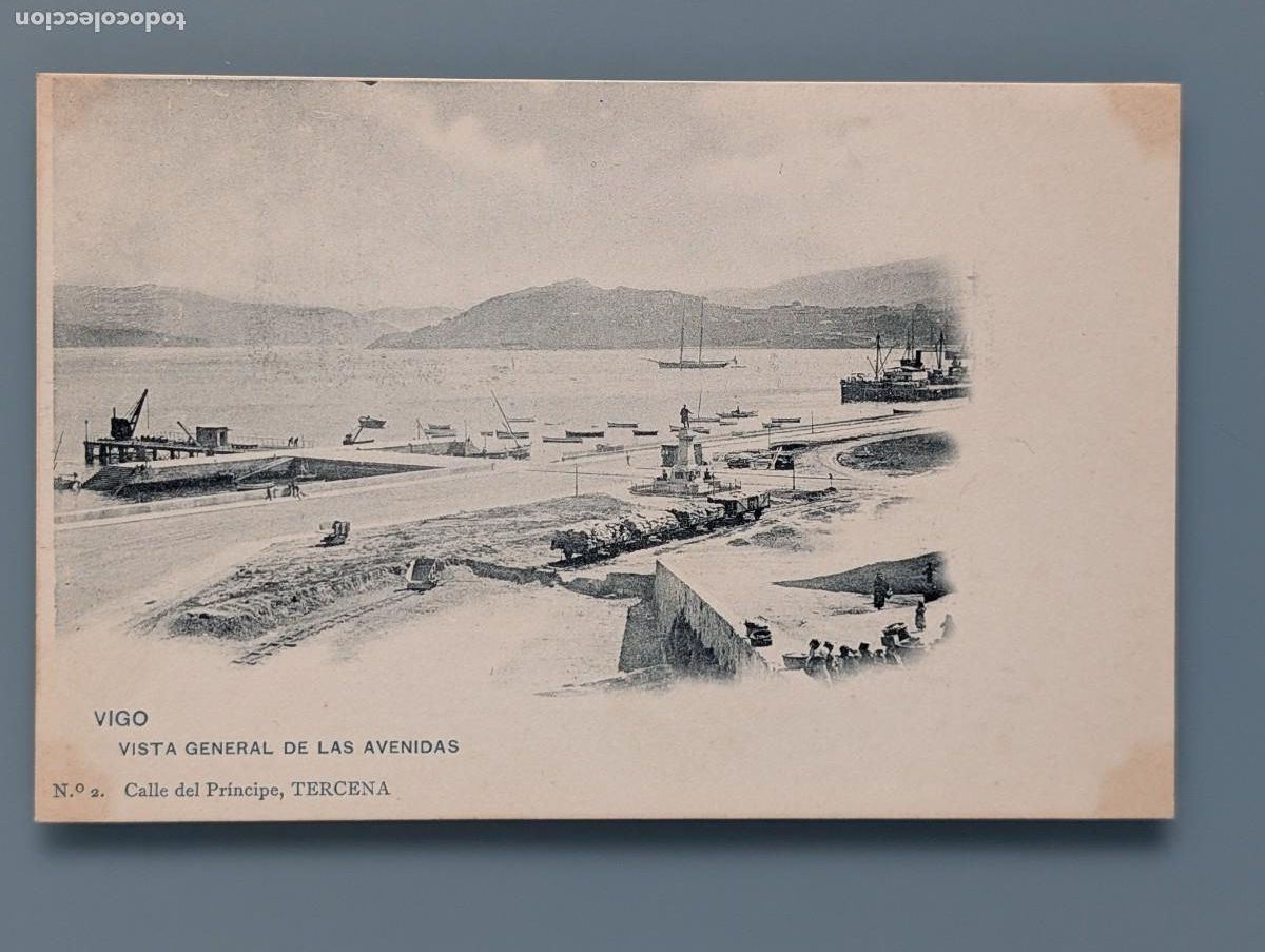 Postales: DIFICIL POSTAL VIGO N&deg; 2 VISTA GENERAL DE LAS AVENIDAS ED TERCENA PONTEVEDRA GALICIA PERFECTA CONS