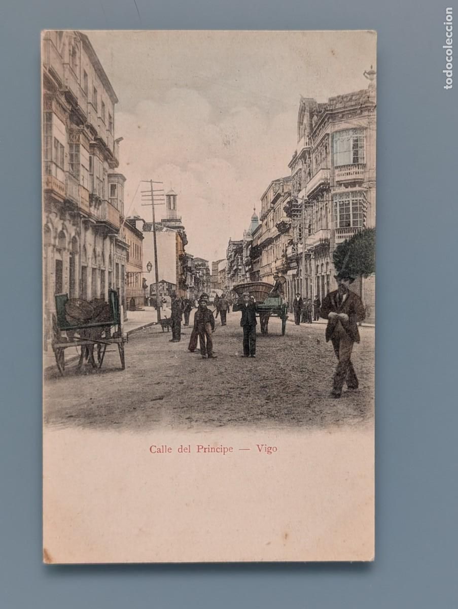 Postales: DIF&Iacute;CIL POSTAL VIGO CALLE DEL PR&Iacute;NCIPE ED DESIDERIO AD&Eacute; PONTEVEDRA CORU&Ntilde;A GALICIA PERFECTA CONS