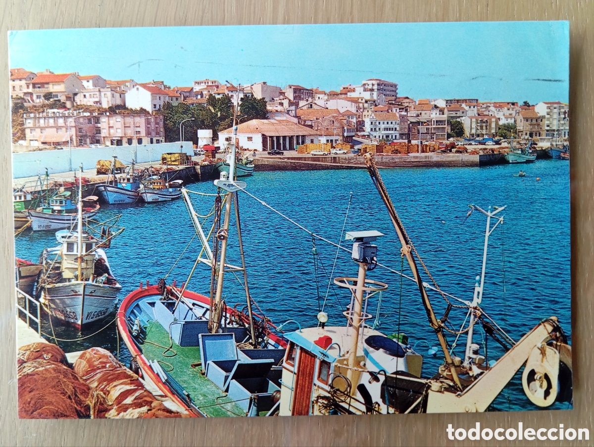 Postales: POSTAL PORTONOVO PONTEVEDRA PUERTO Y VISTA PARCIAL POSTALES FAMA 3018 A&Ntilde;O 1976
