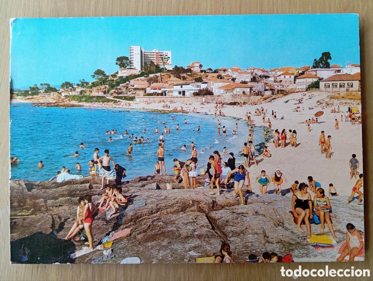 Postales: POSTAL VIGO PONTEVEDRA CORUJO PLAYA DE LAS BARCAS ARRIBAS 2117 TURISMO ATL&Aacute;NTICO A&Ntilde;O 1969