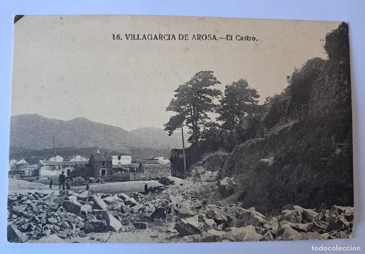 Postales: Villagarc&iacute;a de Arosa (Pontevedra) El Castro.