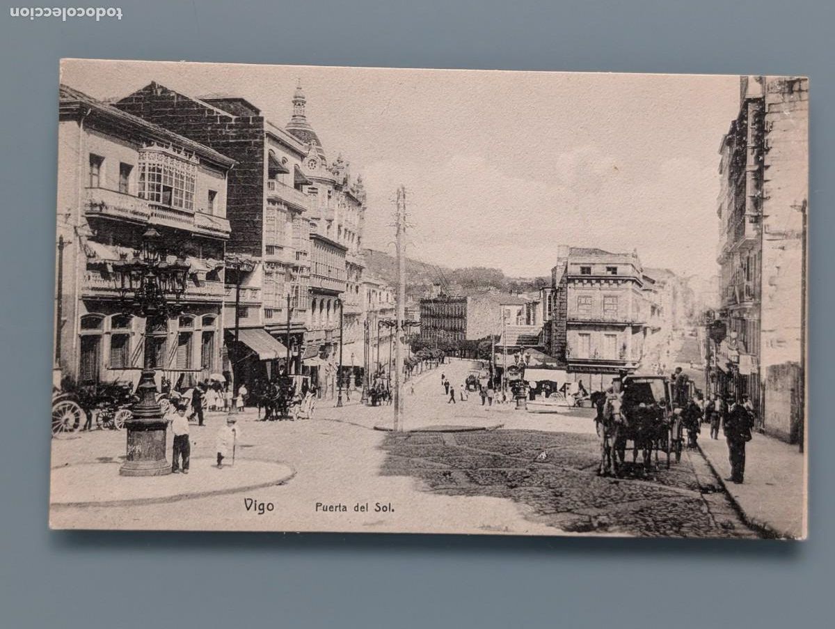 Postales: POSTAL VIGO PUERTA DEL SOL PONTEVEDRA PERFECTA CONS SIN DIVIDIR