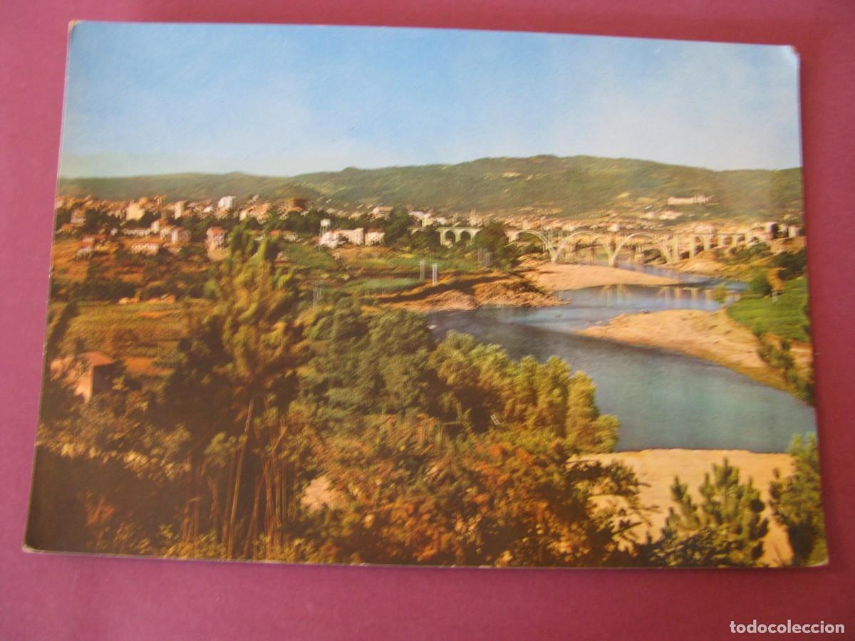 Postales: POSTAL DE ORENSE. RIO MI&Ntilde;O Y VISTA GENERAL. PUBL. PRURIGIN. ARRIBAS