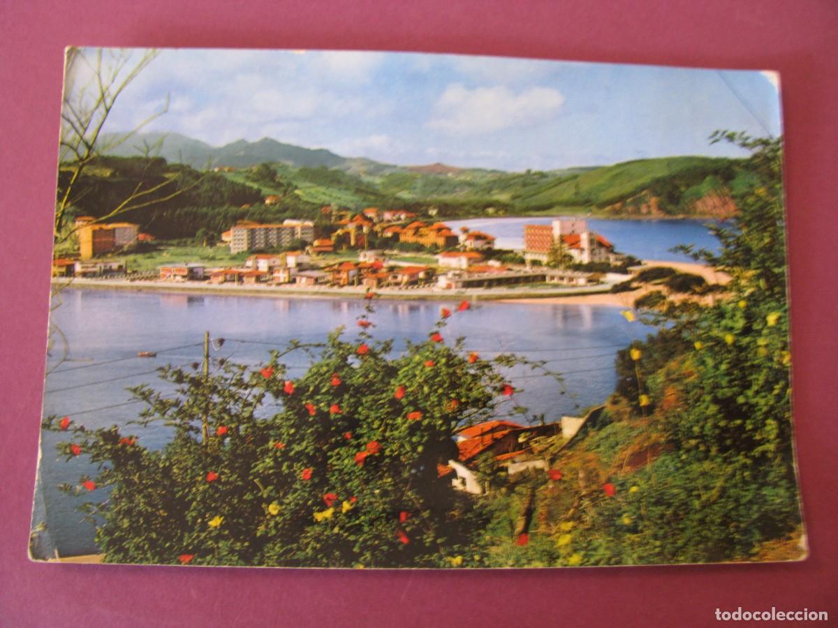 Postales: POSTAL DE RIBADESELLA. VISTA PANORAMICA. ZONA VERANIEGA. ESTUDIOS HEVIA.