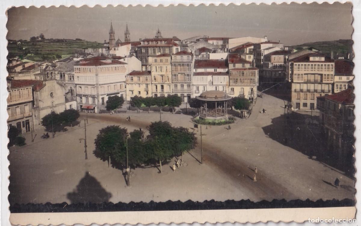 Postales: 36 Betanzos. Plaza Hermanos Garc&iacute;a Naveira. Ediciones M. Arribas. Sin circular.