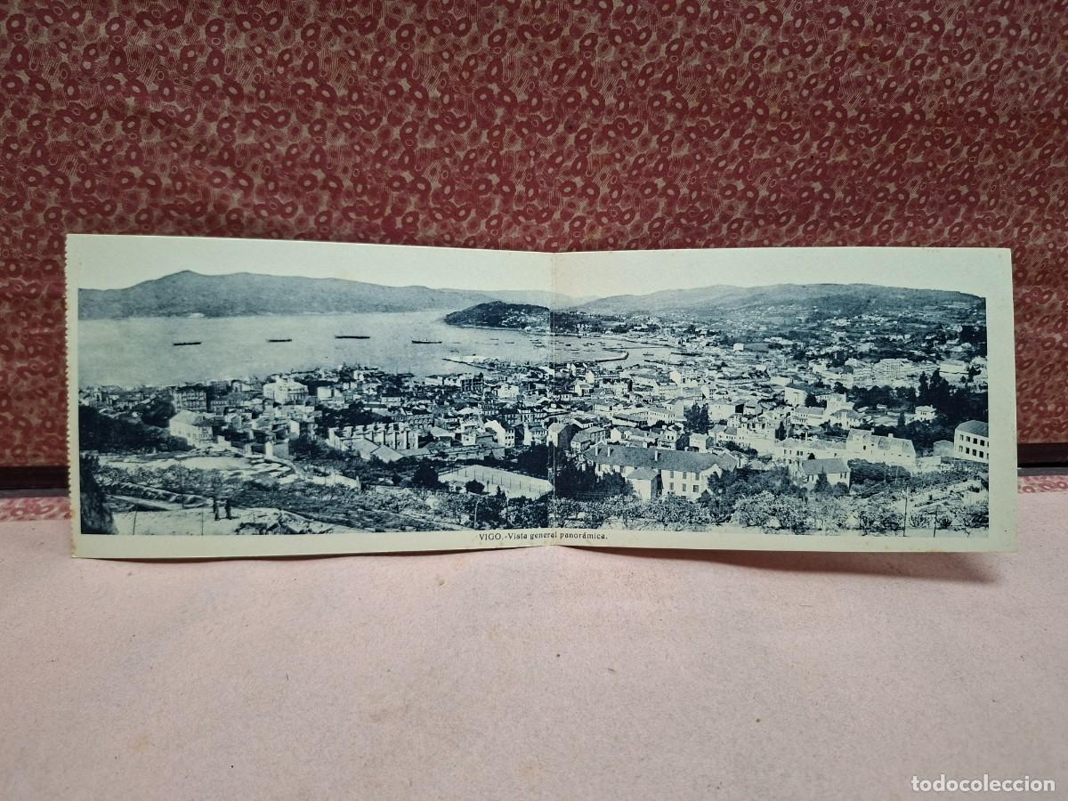 Postales: ANTIGUA POSTAL DOBLE VIGO VISTA PANORAMICA