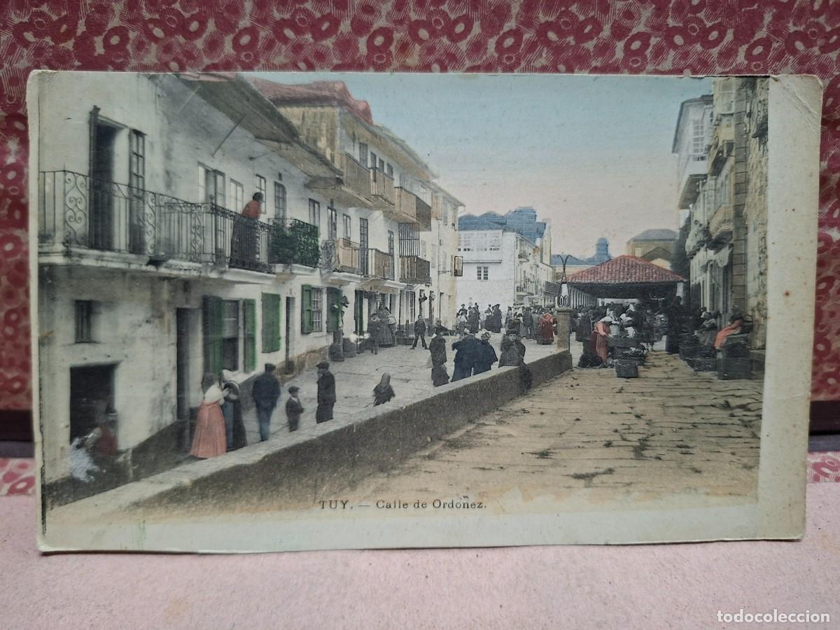 Postales: ANTIGUA POSTAL TUY PONTEVEDRA GALICIA CALLE DE ORDONEZ