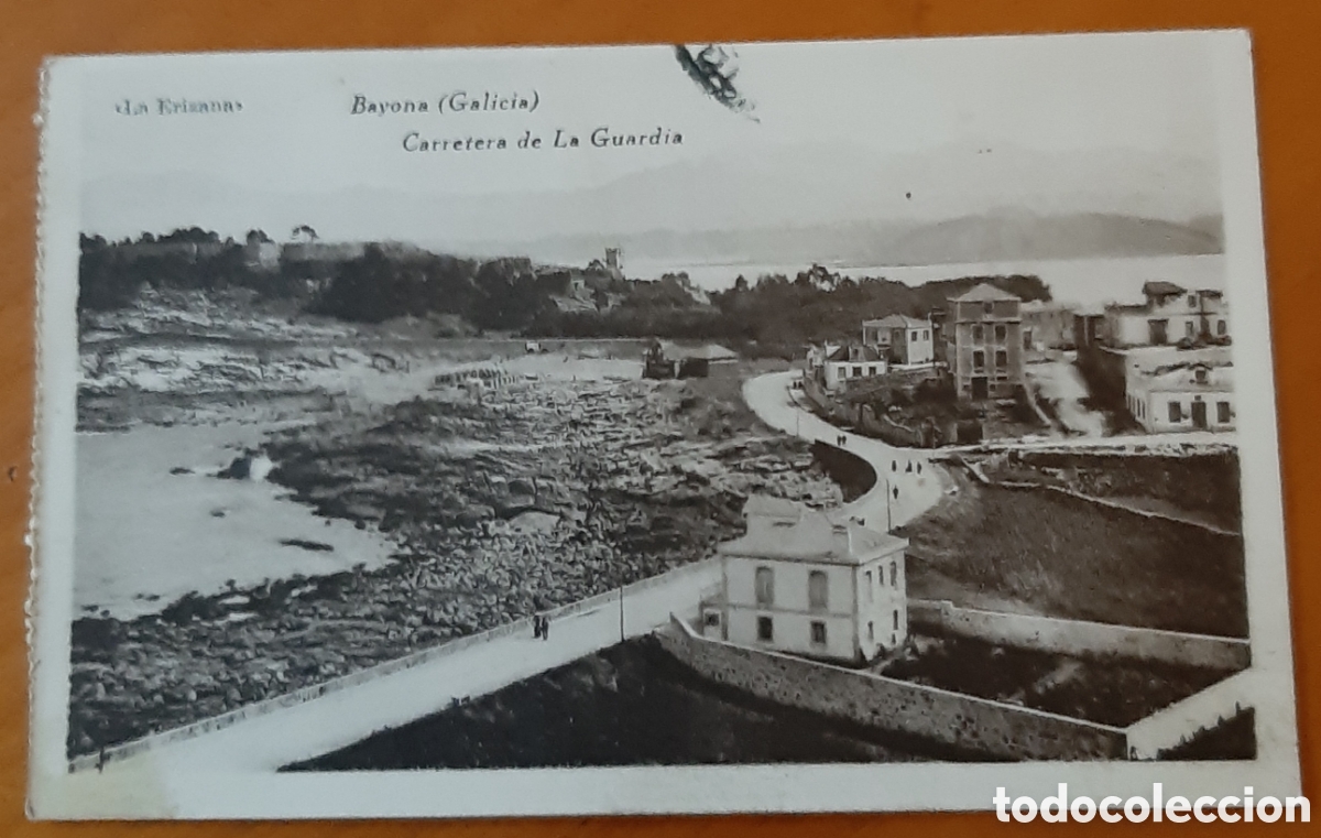 Postales: Postal Bayona Pontevedra. Carretera de la Guardia. Escrita sin circular. R10263