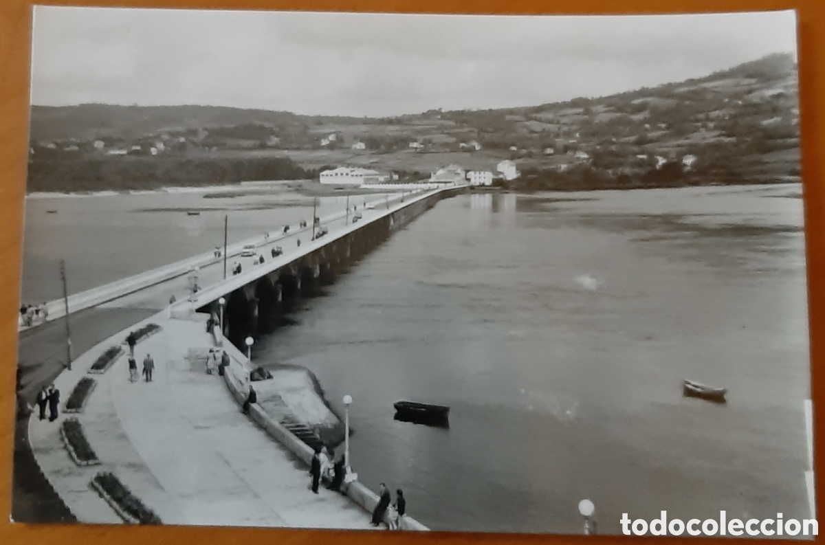 Postales: Postal Fuentedeume Pontevedra. Puente sobre la r&iacute;a. Escrita y circulada. R10264