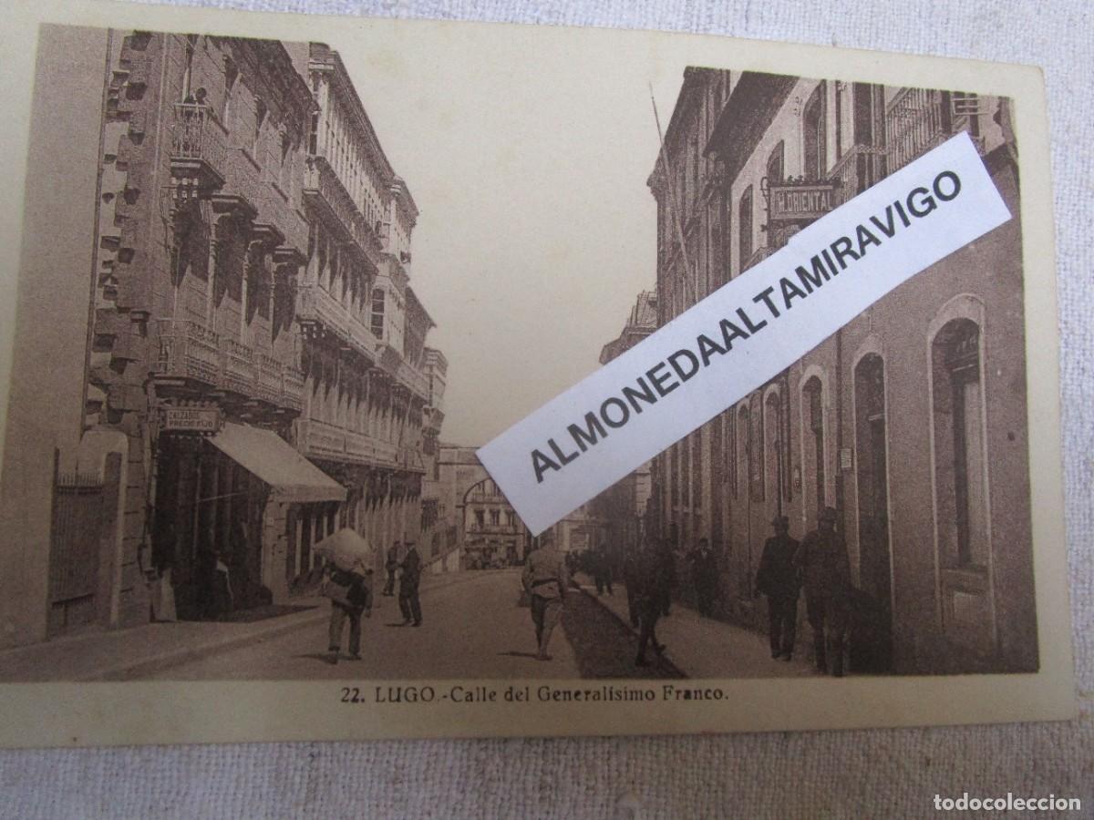 Postales: POSTAL LUGO - CALLE GENERALISIMO N&ordm; 22 - EDI PAPELERIA BALMES - KALLMEYER S/C. + INFO