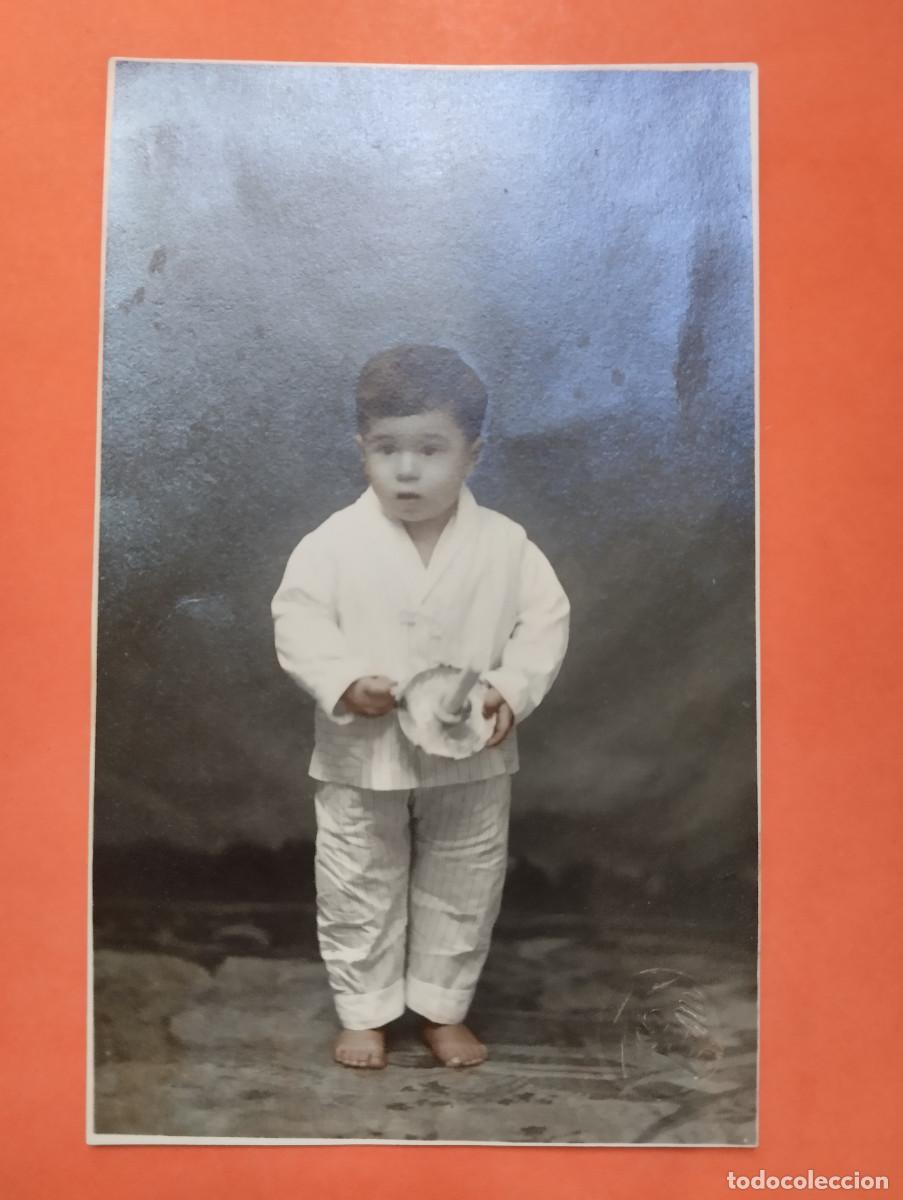 Cartes Postales: POSTAL FOTOGRAFICA. RETRATO NI&Ntilde;O. SELLO KSADO SANTIAGO DE COMPOSTELA LA CORU&Ntilde;A
