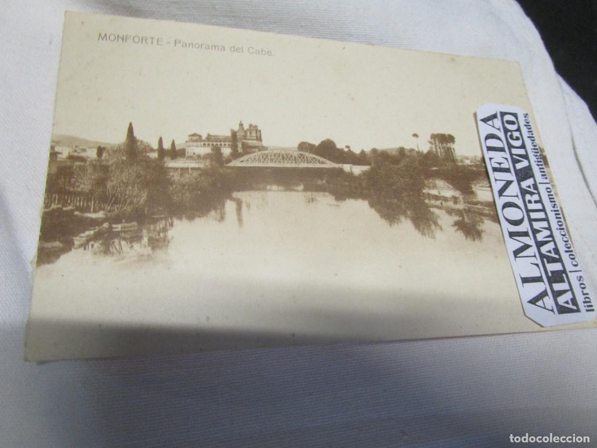 Postales: POSTAL MONFORTE DE LEMOS - LUGO - PANORAMA DEL RIO CABE - EDICIONES CASTRO S/C. +