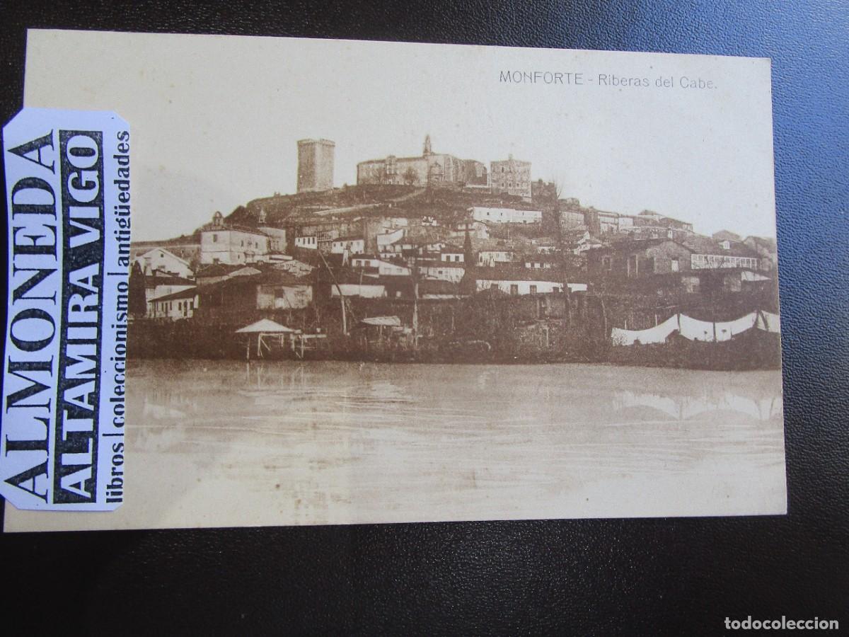 Postales: POSTAL MONFORTE DE LEMOS - LUGO - RIBERAS DEL CABE - EDICIONES CASTRO S/C. +