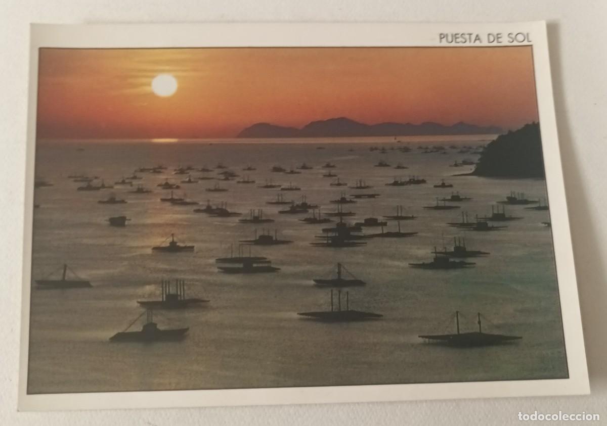 Cartes Postales: PUESTA DE SOL (1988) - GALICIA MIA - POSTALES FAMA