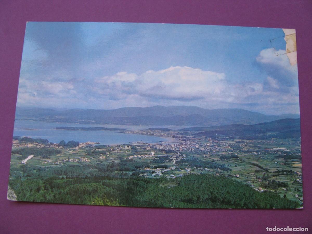 Cartoline: POSTAL DE VILLAGARCIA DE AROSA. VISTA PANORAMICA 1963. DESPERFECTOS.
