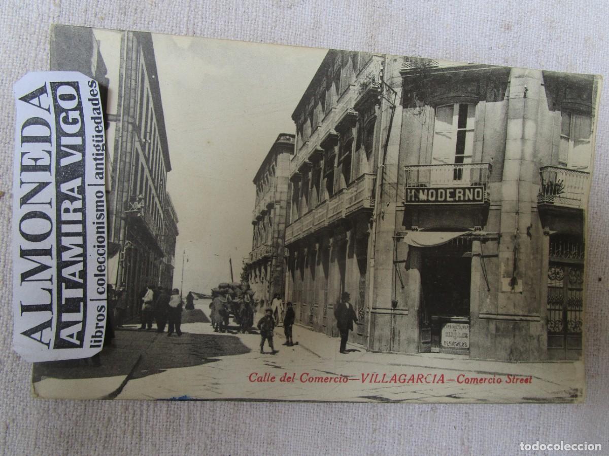 Postales: POSTAL GALICIA- VILLAGARCIA DE AROSA - CALLE DEL COMERCIO - EDI. LUIS BOUZA TRILLO - DIVIDIDA S/C.
