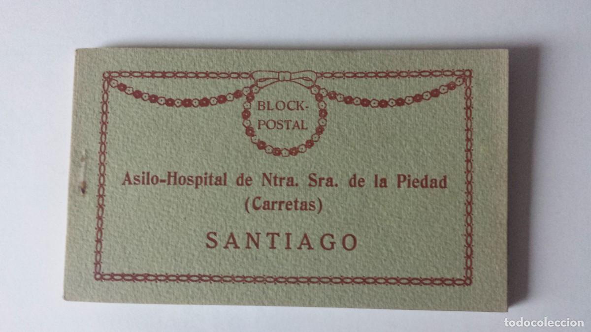 Postales: GALICIA. SANTIAGO. Block postal. Ntra. Sra. de la Merced (Asilo de Carretas).