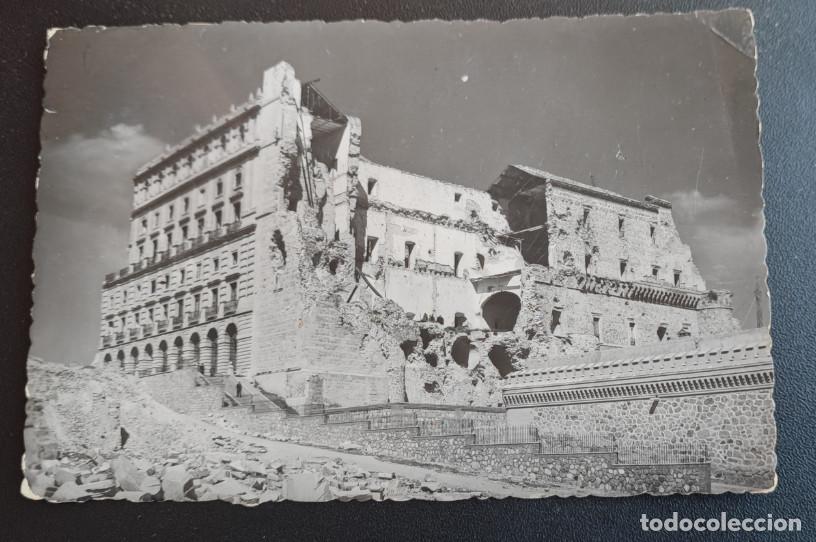Cartoline: TOLEDO, ALCAZAR DESPUES DEL ASEDIO, EFI N&ordm; 1, POSTAL ANTIGUA, 14 X 9 CM APROX.