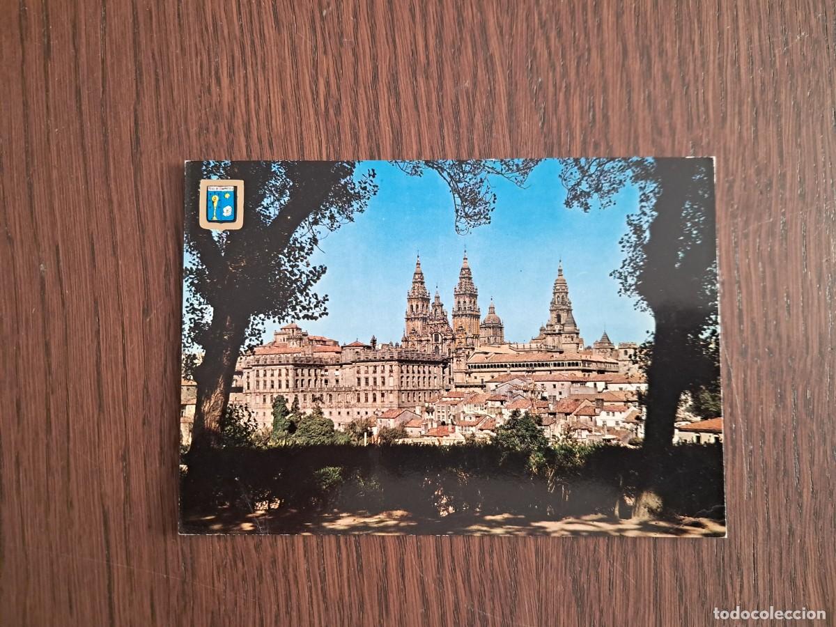 Postcards: postal de Espa&ntilde;a, vista general desde el mirador de la Herradura, Santiago de Compostela, n&ordm; 49.