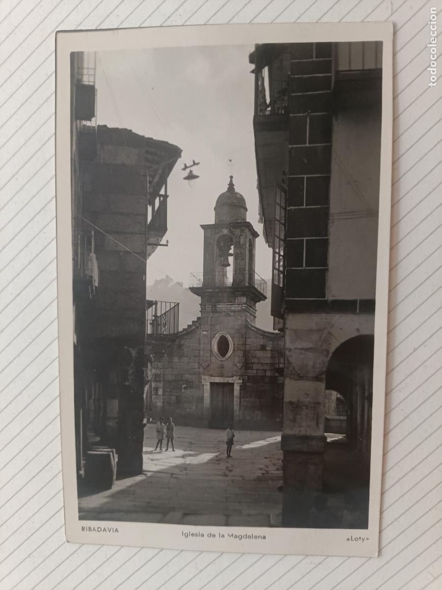 Postales: Ribadavia, Orense. Postal antigua