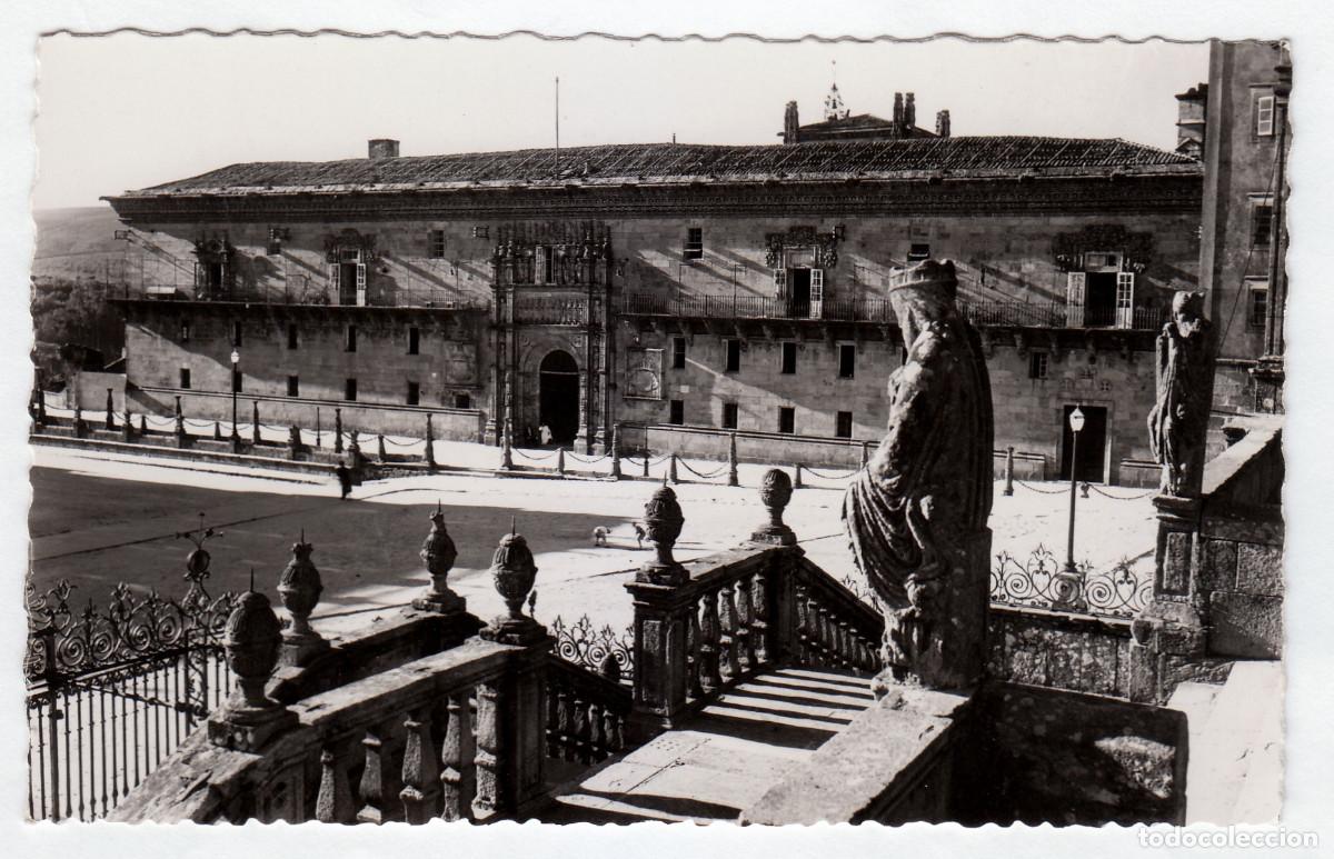 Postales: Santiago de Compostela. Hostal Reyes Cat&oacute;licos. Carrabella, Zaragoza. bm