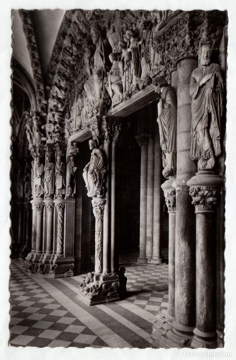 Postales: Santiago de Compostela. Catedral, P&oacute;rtico de la Gloria. Carrabella, Zaragoza. bm